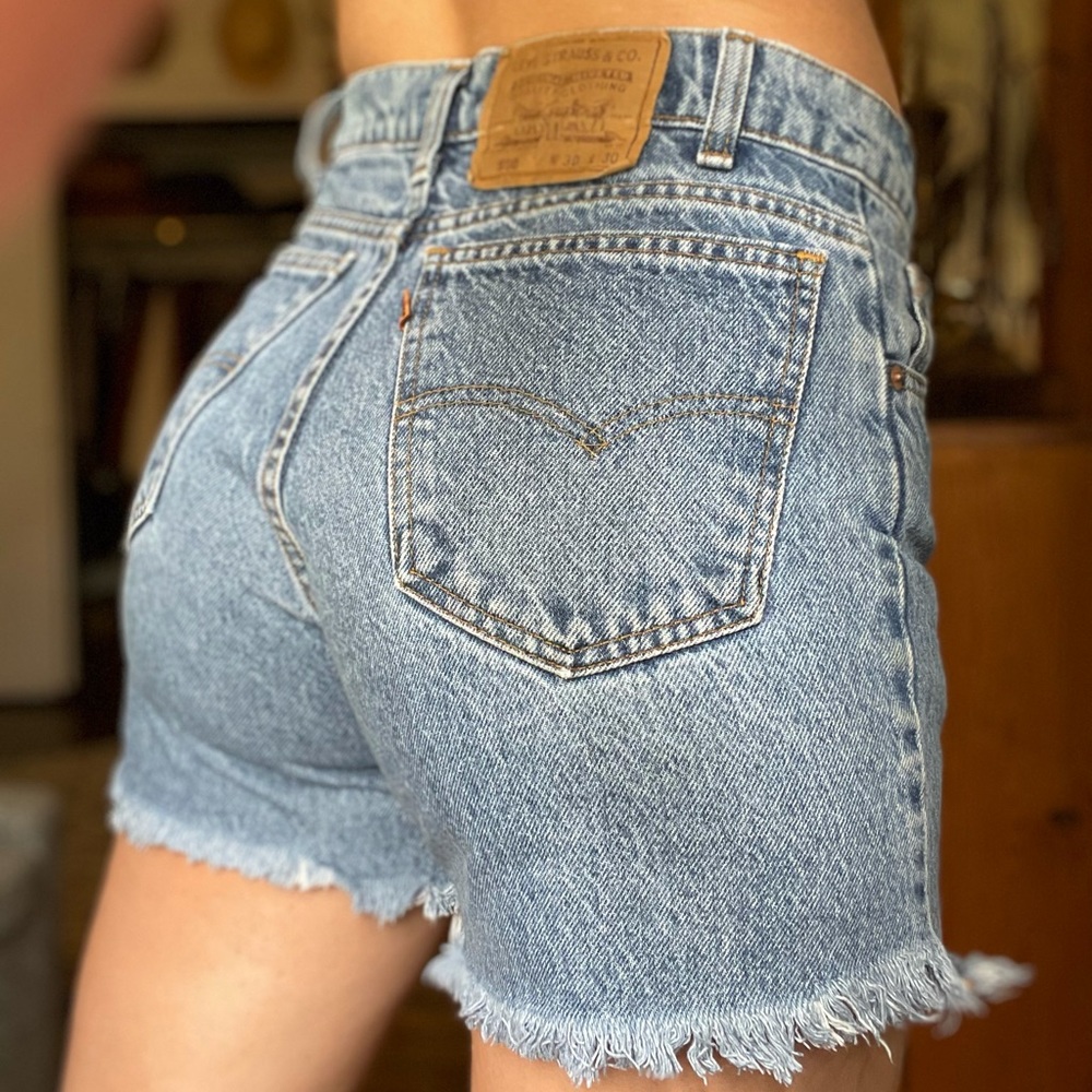 Vintage Levi high-waisted cut-offs